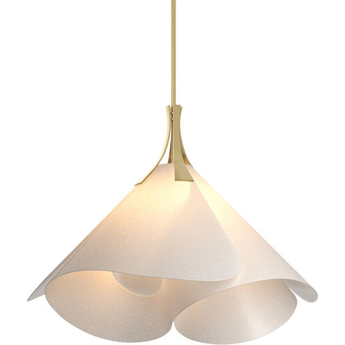 Mobius 1 Light 25.4 inch Modern Brass Pendant Ceiling Light, Large