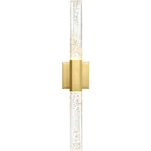 Greta LED 4.3 inch Brass Vanity Light Wall Light