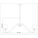 Gianna 6 Light 46.25 inch Matte Black Chandelier Ceiling Light