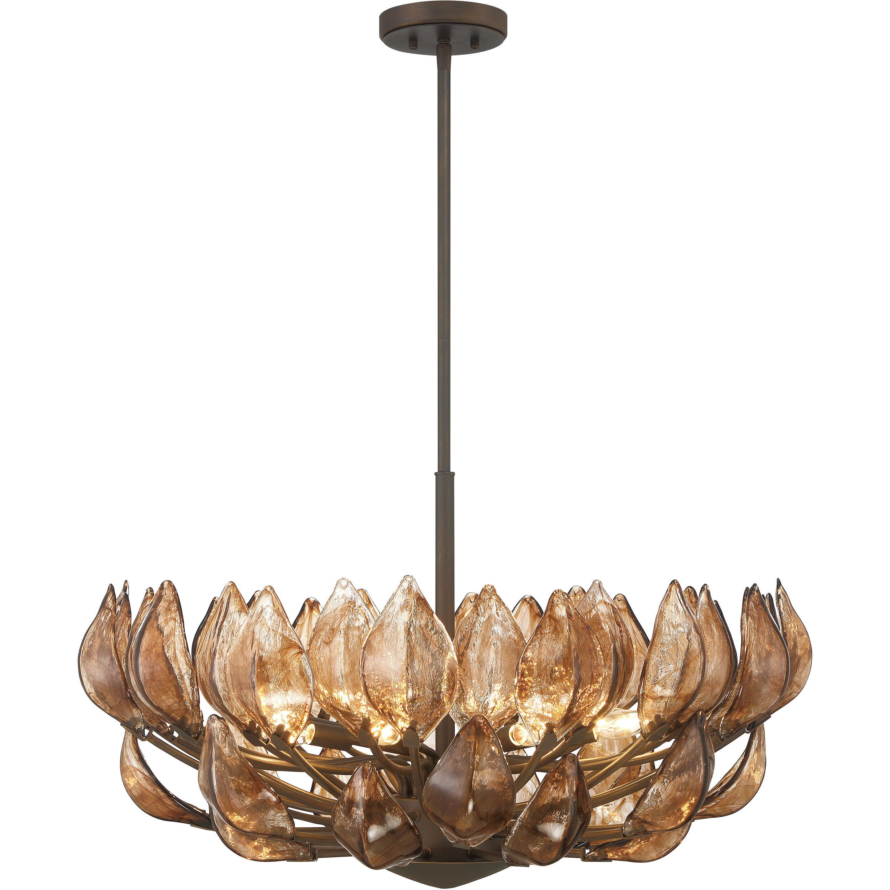 Arboles 8 Light 32.75 inch Heritage Bronze Pendant Ceiling Light