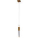 Canada 1 Light 5 inch Gold Single Pendant Lighting Ceiling Light 