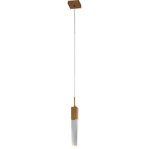 Canada 1 Light 5 inch Gold Single Pendant Lighting Ceiling Light