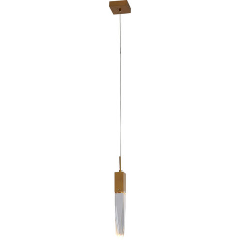 Canada 1 Light 5 inch Gold Single Pendant Lighting Ceiling Light