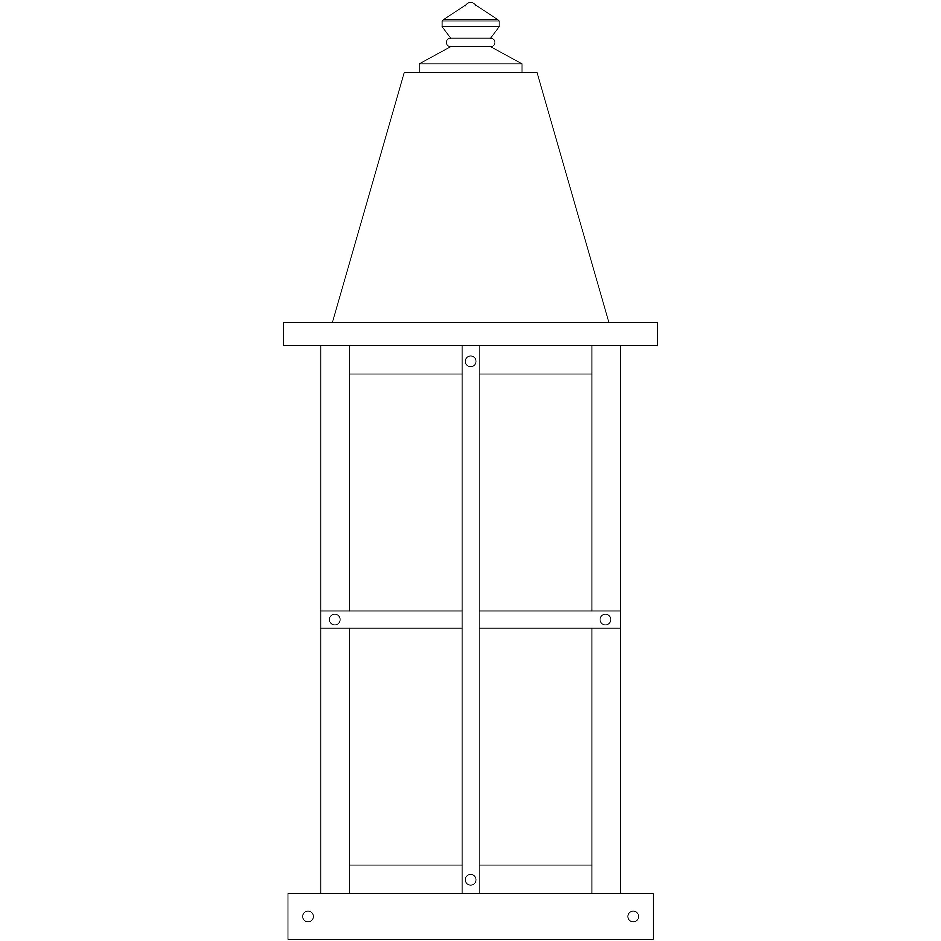 Hartford 1 Light 18.5 inch Antique Brass Column Mount in Off White