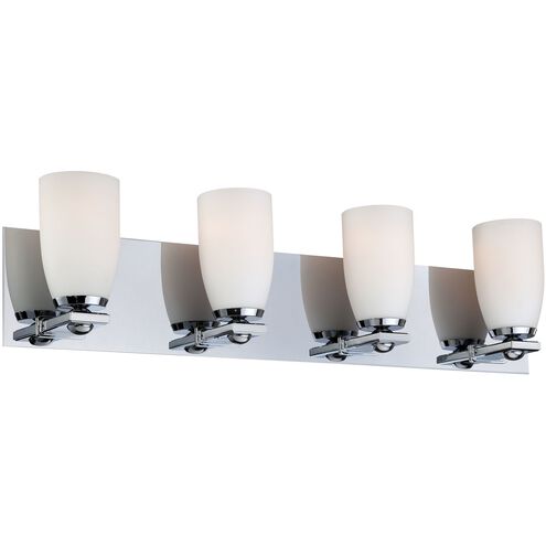 Sphere 4 Light 27.8 inch Chrome Vanity Light Wall Light