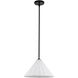 Alora Mood Serena 1 Light 13.63 inch Matte Black Pendant Ceiling Light