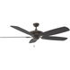 Colony 60 60 inch Roman Bronze with Bronze Blades Ceiling Fan