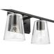 Vertex 4 Light 29 inch Matte Black Bath Light Wall Light
