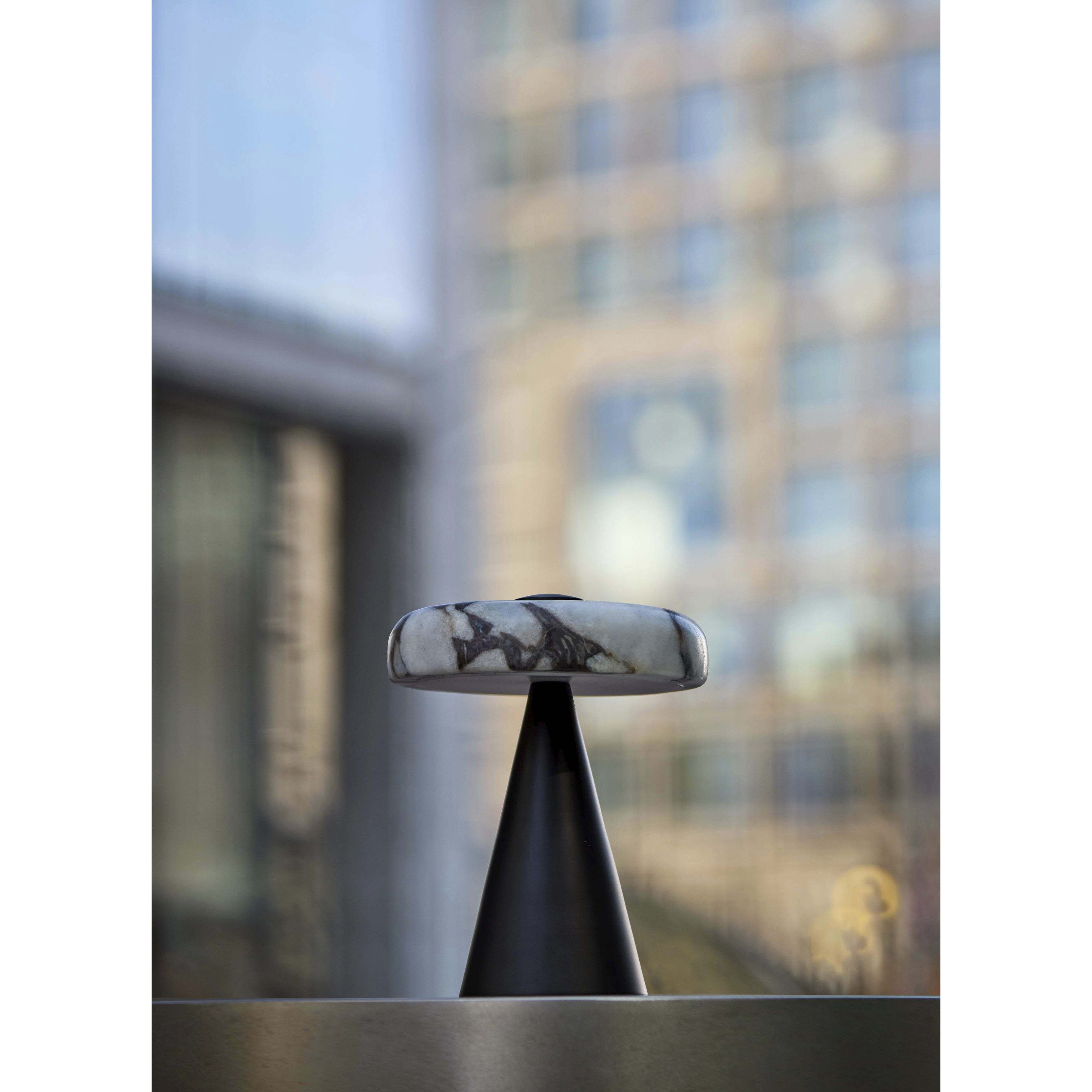 Randy 9 inch 3.00 watt Black Cordless Table Lamp Portable Light