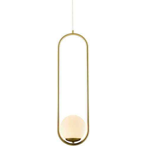 Capri 6 inch Antique Brass Pendant Ceiling Light