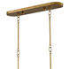 Grand Lotus 6 Light 50.5 inch Antique Gold Leaf Chandelier Ceiling Light