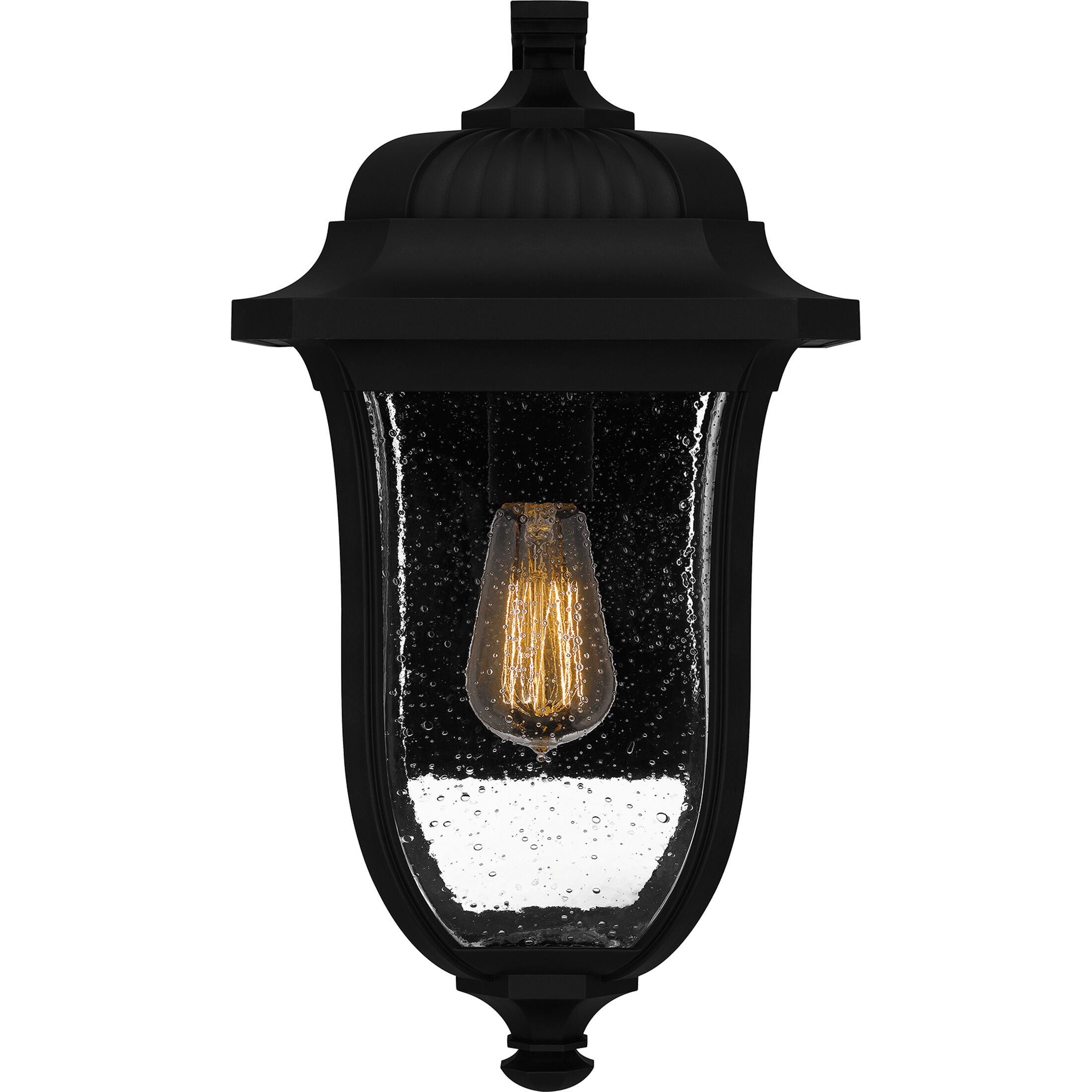 Mulberry 1 Light 17 inch Matte Black Outdoor Wall Lantern