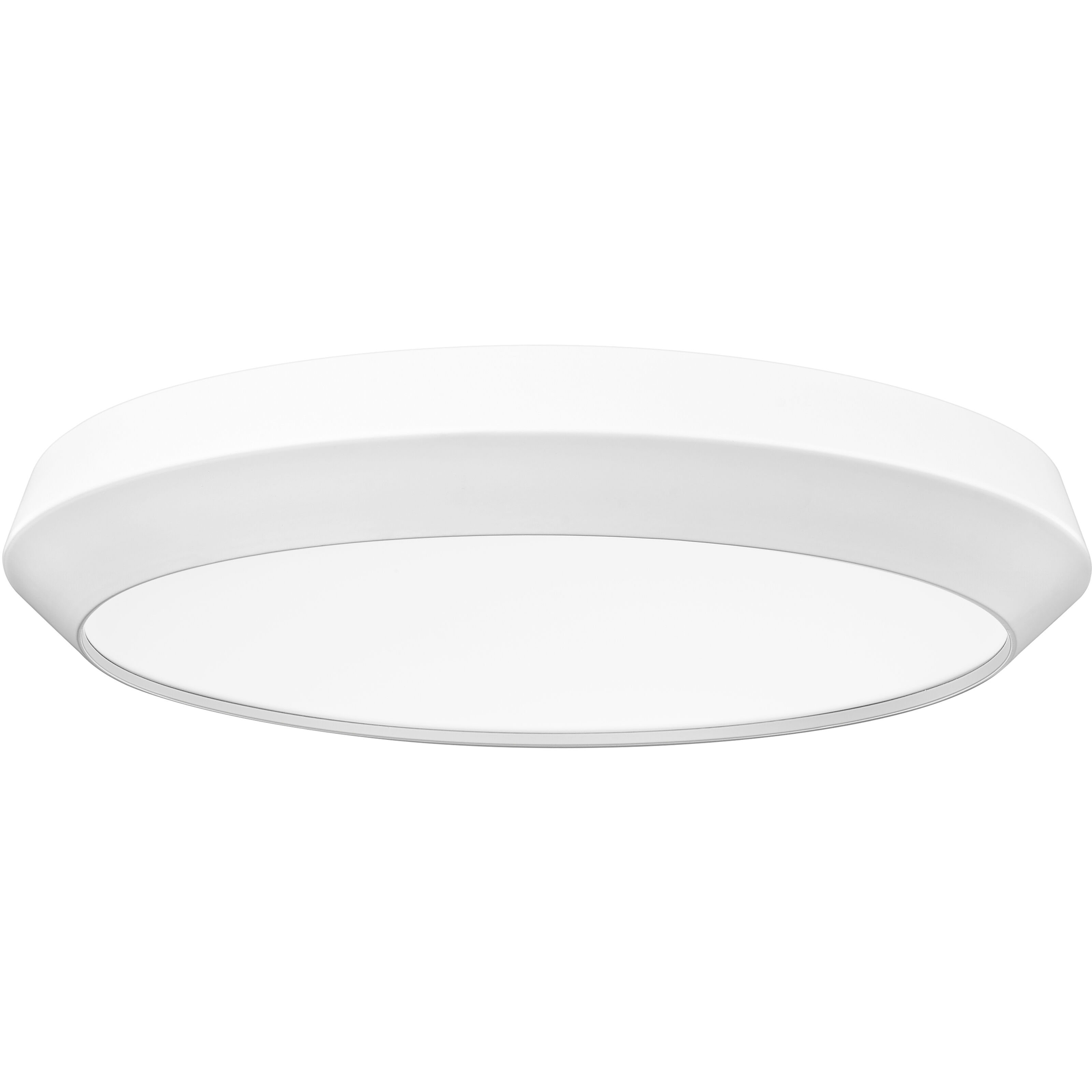 Quasars LED 20 inch Matte White Flush Mount Ceiling Light