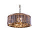 Sydney 10 Light 44 inch Polished Nickel Pendant Ceiling Light in Silver Shade, Urban Classic 