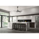 Donatella 52 inch Matte Black with Dark Gray Oak/Matte Black Blades Ceiling Fan