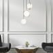 Da Vinci LED 16 inch Medallion Gold Multi Light Pendant Ceiling Light