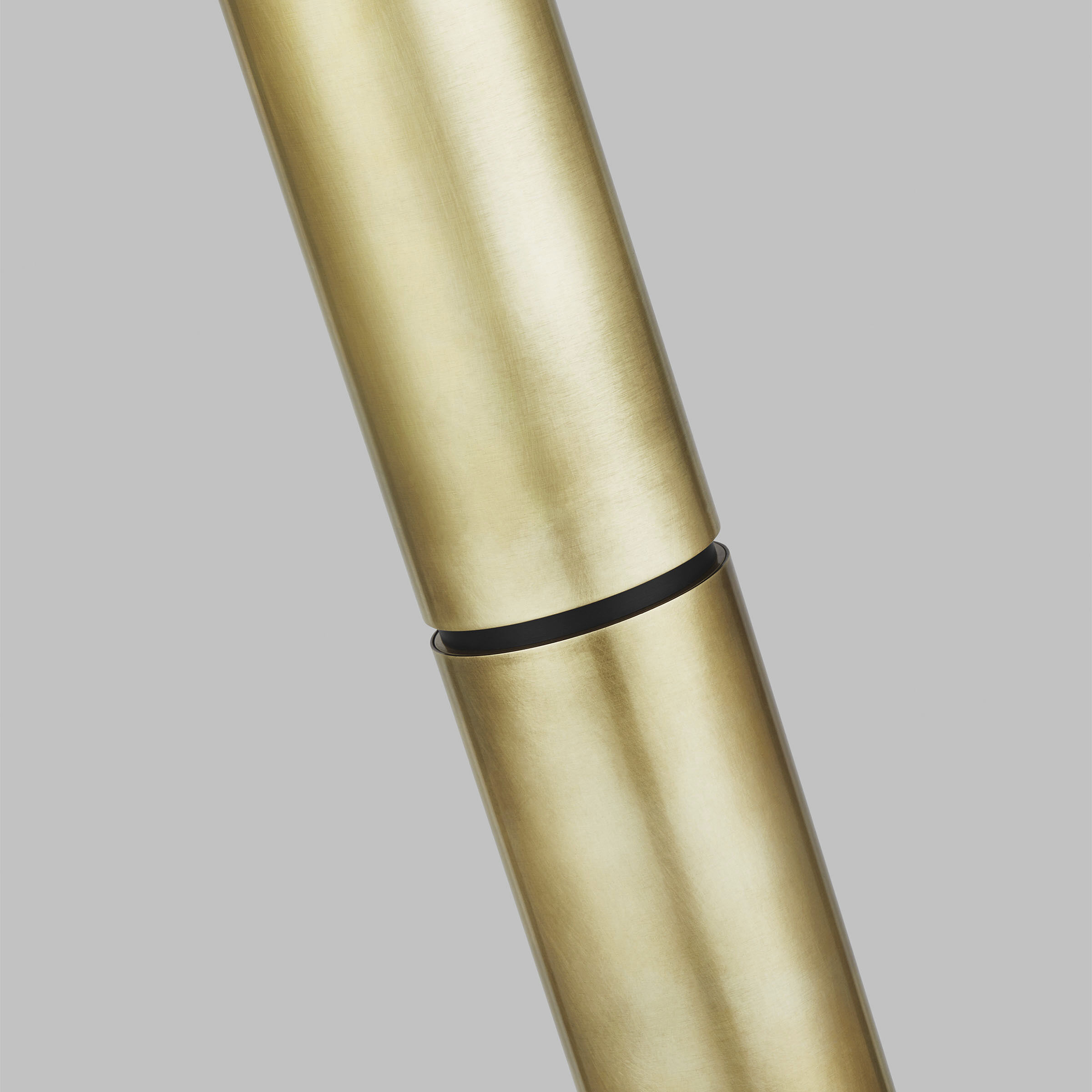 Mick De Giulio Sottile LED Natural Brass Pendant Ceiling Light, Integrated LED