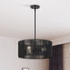 Acordia 3 Light 18 inch Black Pendant Chandelier Ceiling Light