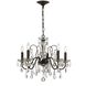 Butler 5 Light 23 inch English Bronze Chandelier Ceiling Light in Clear Spectra