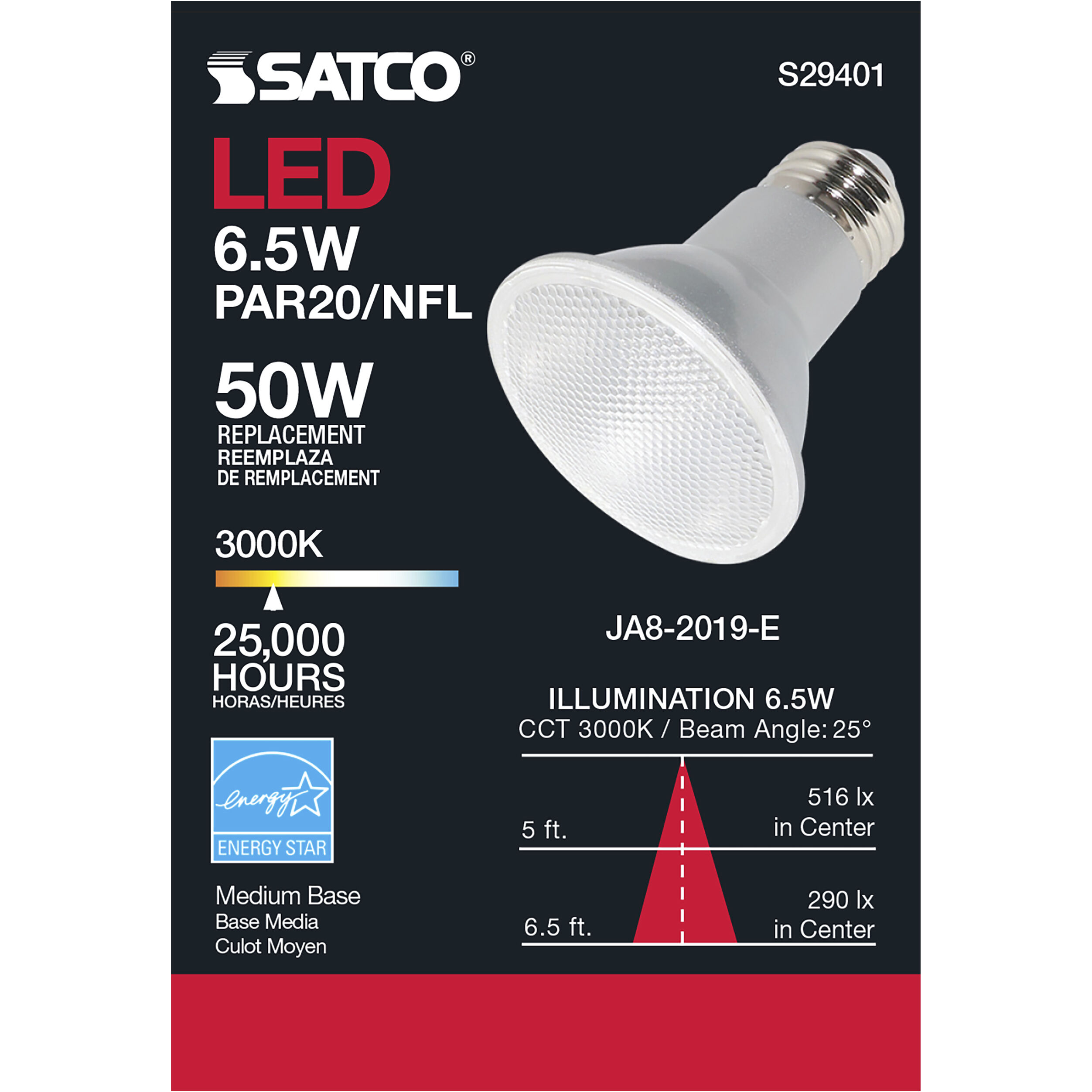 Lumos LED PAR20 Medium 6.50 watt 120 3000K LED Bulb