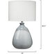 Levi 28.5 inch 150.00 watt Washed Blue Reactive Glaze Ceramic Table Lamp Portable Light