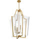 Farell 4 Light 21 inch Warm Brass Pendant Ceiling Light