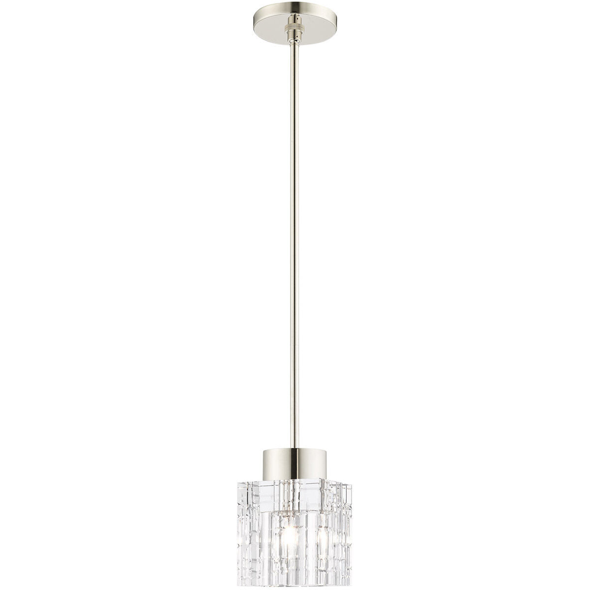 Rotterdam 1 Light 5 inch Polished Nickel Pendant Ceiling Light