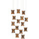 Alsop 15 Light 25 inch Silver Multi-Drop Pendant Ceiling Light