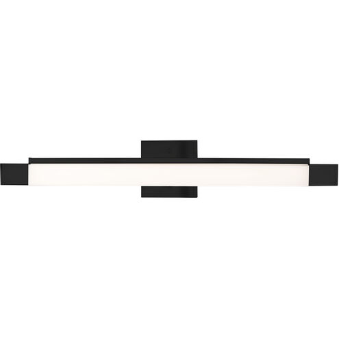Soho LED 27.5 inch Black Bath Vanity Light Wall Light