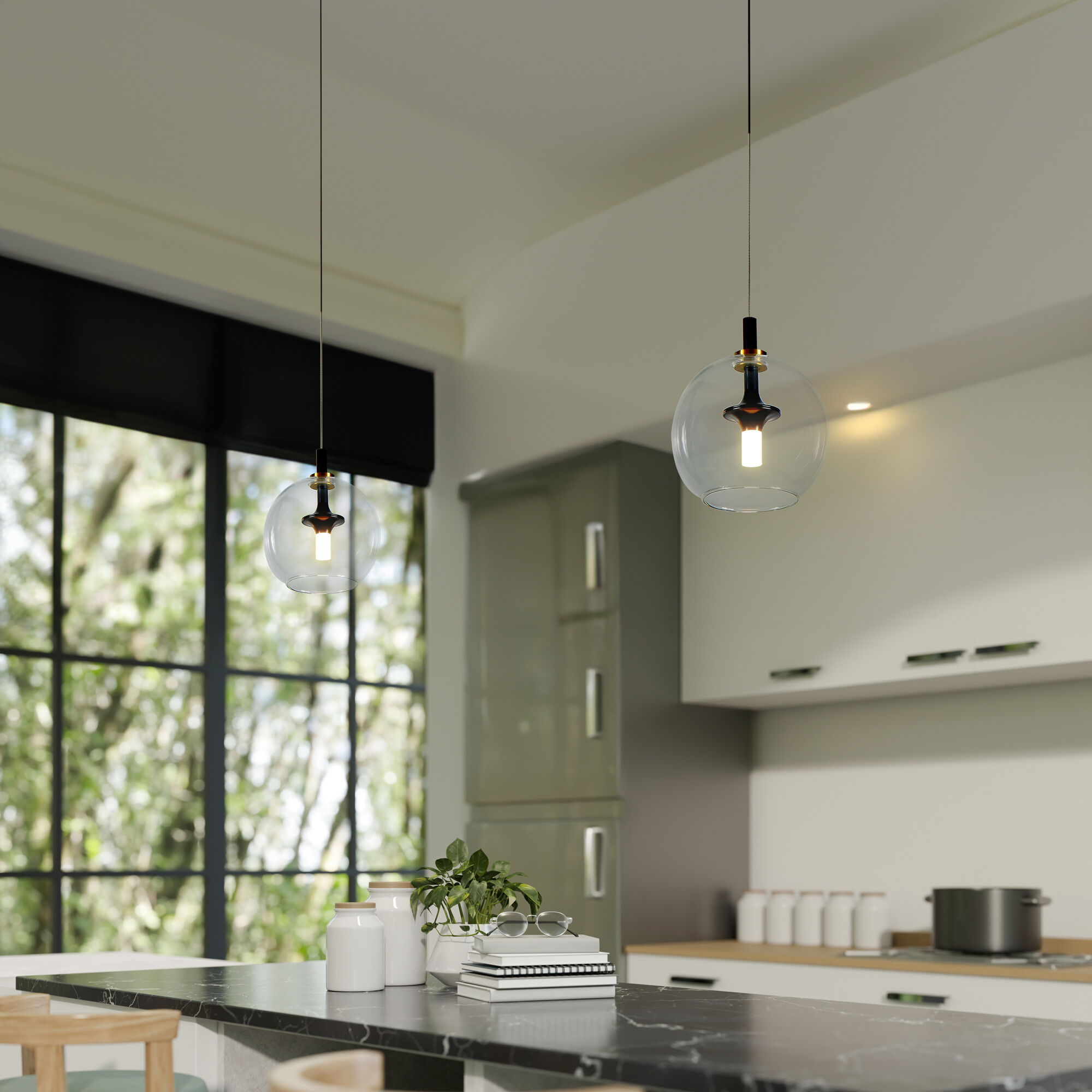 Artisan Collection/PORTOFINO Series 6.5 inch Antique Brass Pendant Ceiling Light