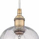Neighborhood 1 Light 5.75 inch Aged Copper Mini Pendant Ceiling Light