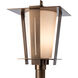 Linea 1 Light 21.5 inch Coastal Natural Iron Outdoor Post Light
