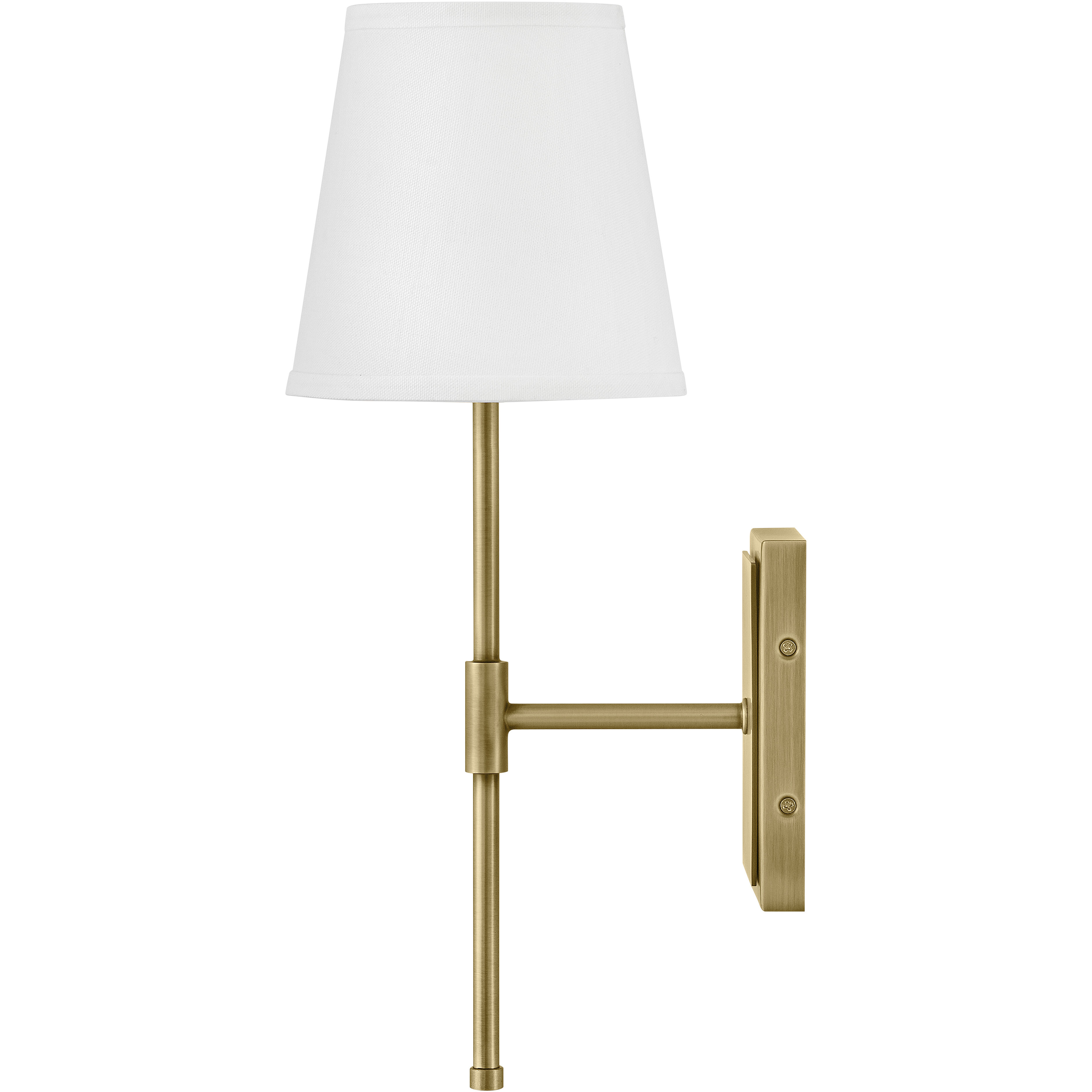 Beale 1 Light 7 inch Lacquered Brass Sconce Wall Light