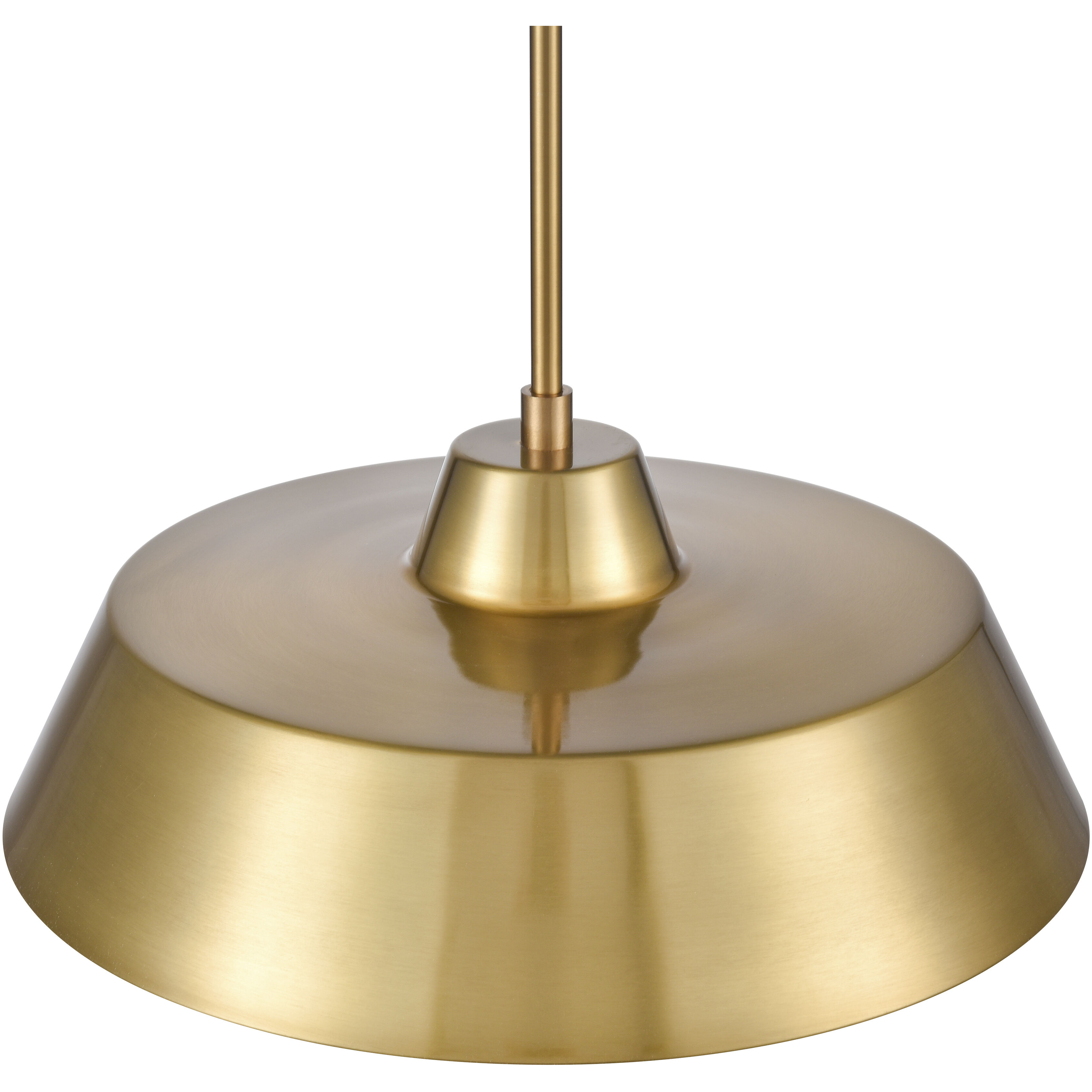 Gilman 1 Light 16 inch Satin Brass Pendant Ceiling Light