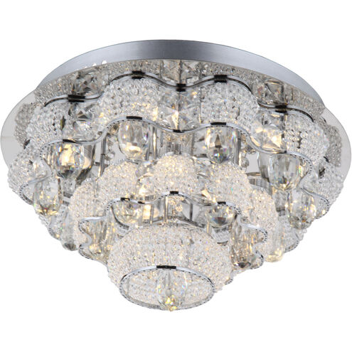 Imperial LED 16 inch Chrome Flush Mount Ceiling Light