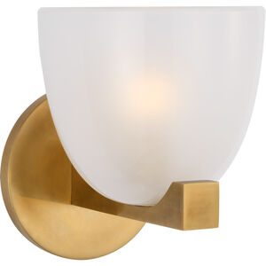 AERIN Carola LED 6 inch Hand-Rubbed Antique Brass Single Sconce Wall Light