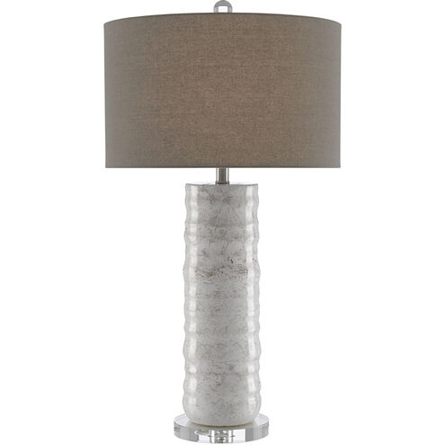 Pila 33.75 inch 150 watt Ivory/Taupe Table Lamp Portable Light