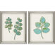 Botanical 22866 Green and Metallic Framed Art, The Studio