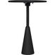 Hiro 24.5 X 17 inch Matte Black Side Table