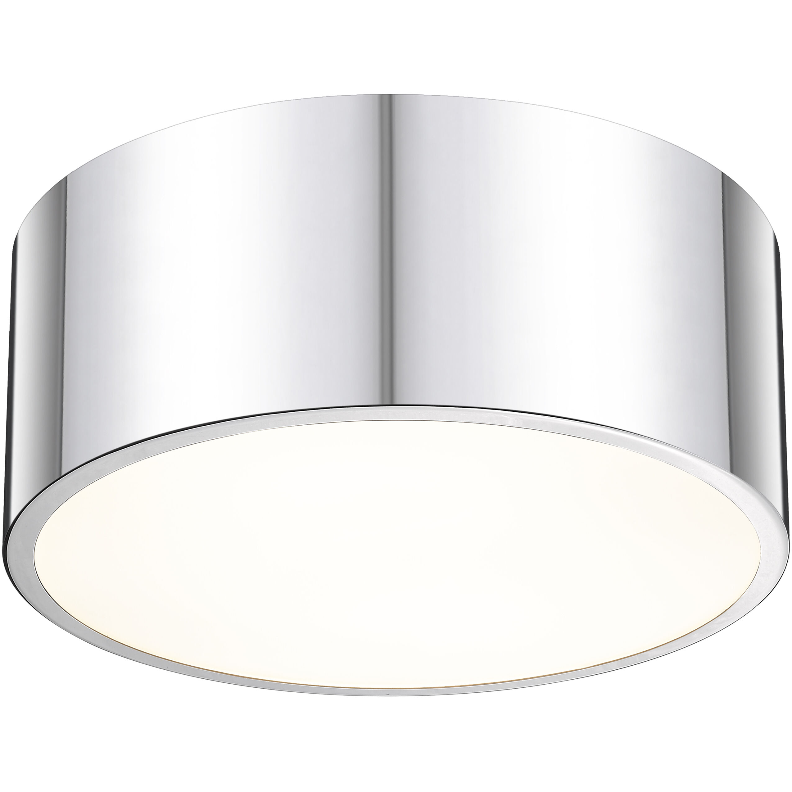 Harley 2 Light 12 inch Chrome Flush Mount Ceiling Light