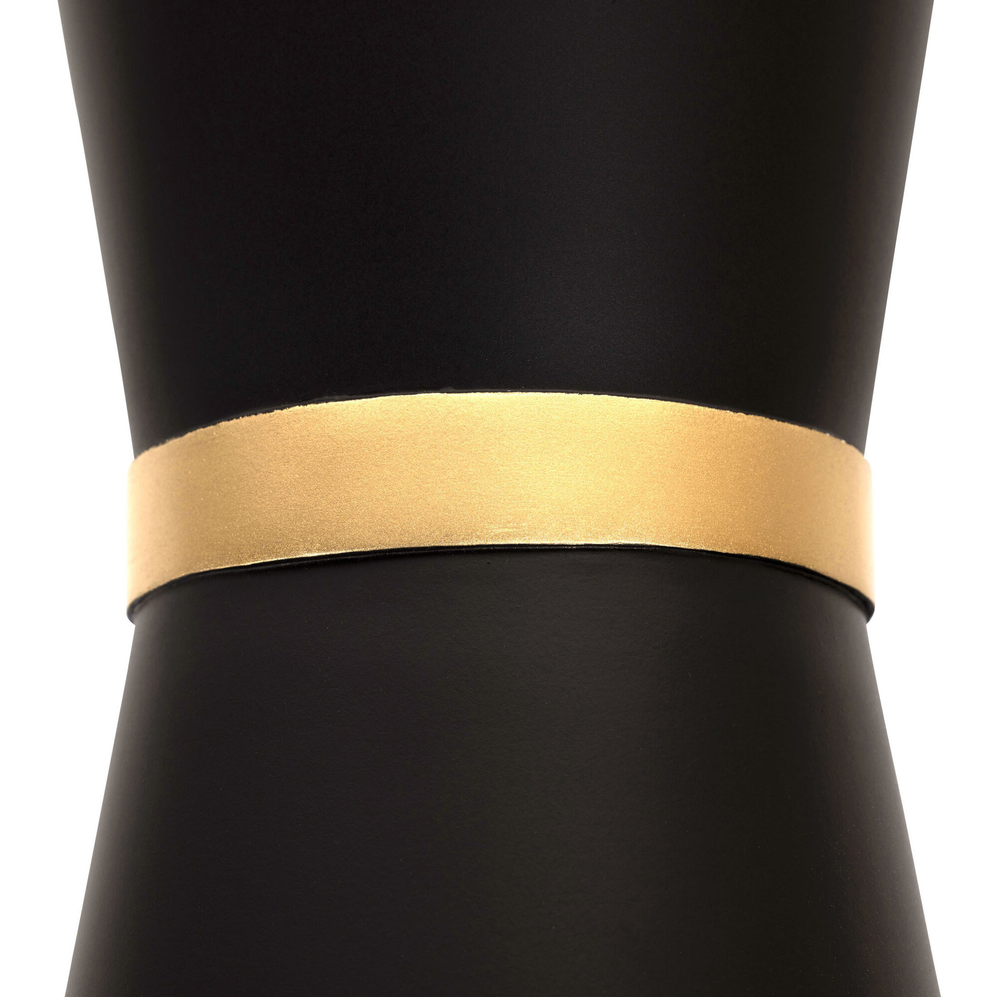 Mad Hatter 2 Light 8 inch Matte Black and French Gold Pendant Ceiling Light