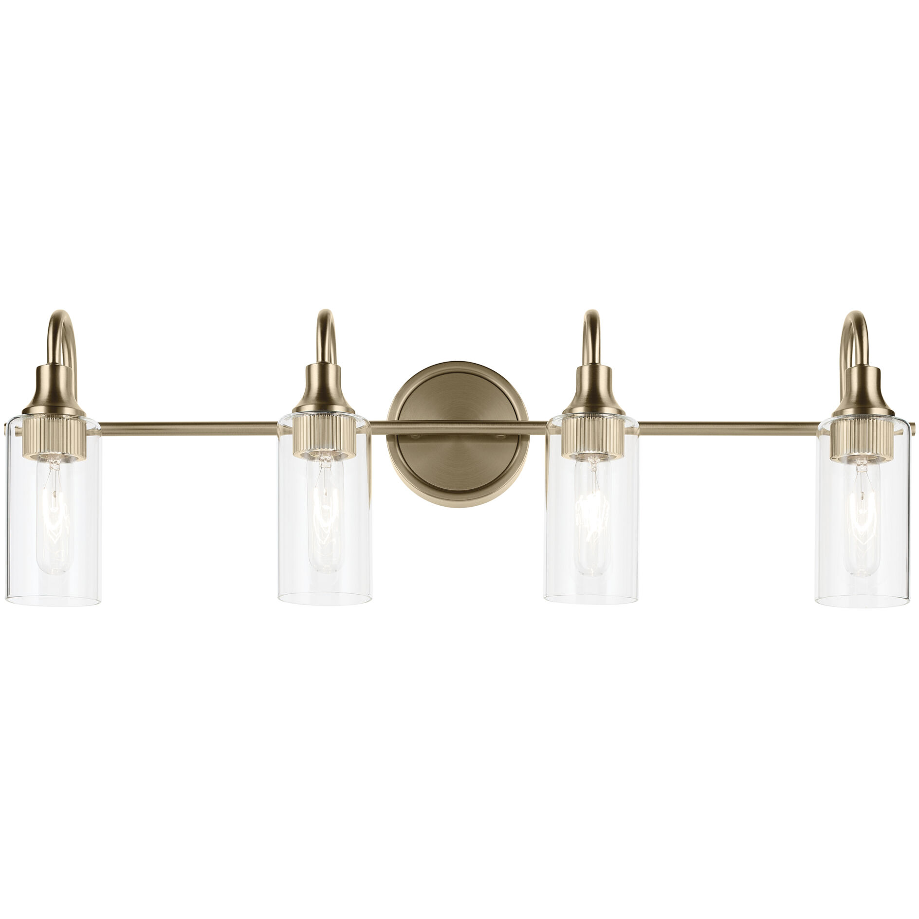 Kavi 4 Light 31.5 inch Champagne Bronze Vanity Light Wall Light