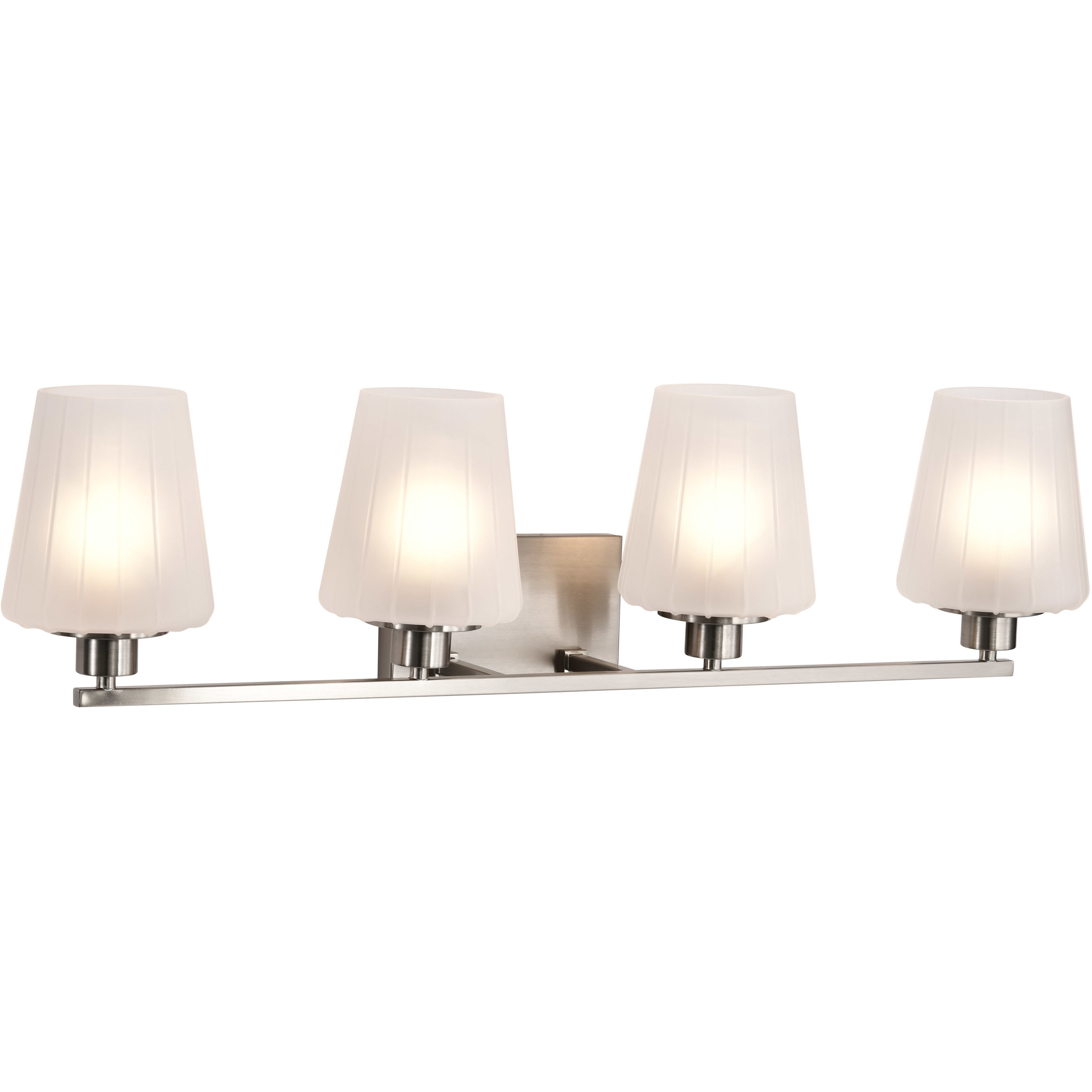 Lune 32 inch Brushed Nickel Vanity Wall Light