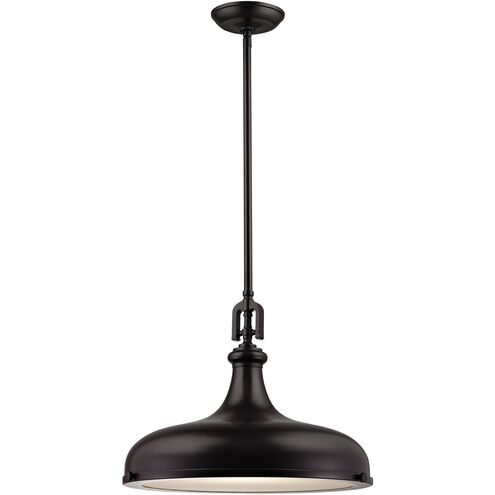 Rutherford 1 Light 18 inch Oil Rubbed Bronze Pendant Ceiling Light