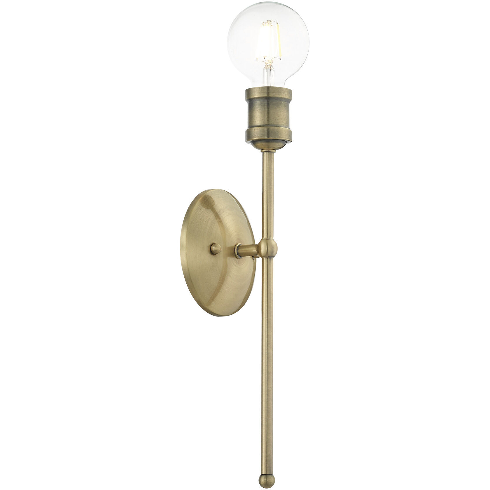 Lansdale 1 Light 5 inch Antique Brass ADA Sconce Wall Light