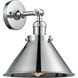 Franklin Restoration Briarcliff 1 Light 10 inch Polished Chrome Semi-Flush Mount Ceiling Light, Franklin Restoration