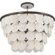 Olyra 12 Light 31.75 inch Plated Dark Bronze Convertible Pendant/Semi-Flush Mount Ceiling Light
