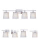 Ellipse 4 Light 33 inch Satin Nickel Bath Vanity Wall Light