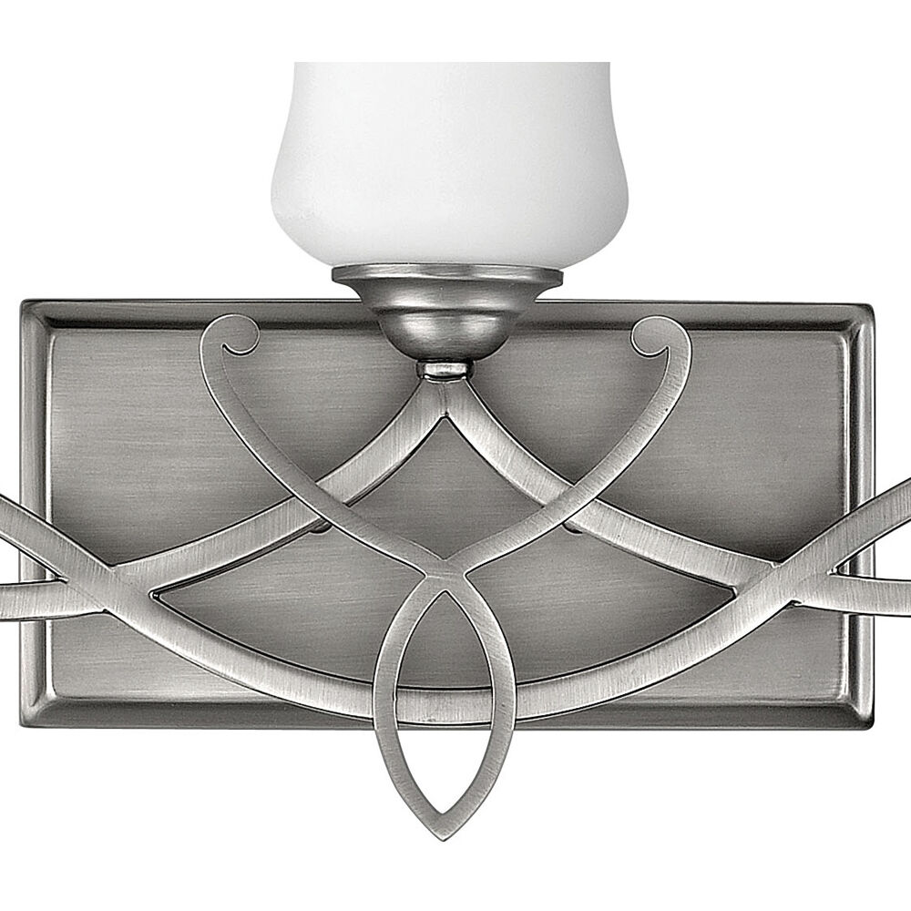 Brooke 3 Light 24 inch Antique Nickel Vanity Light Wall Light
