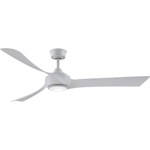 Wrap Custom 1 Light Matte White Fan Light Kit